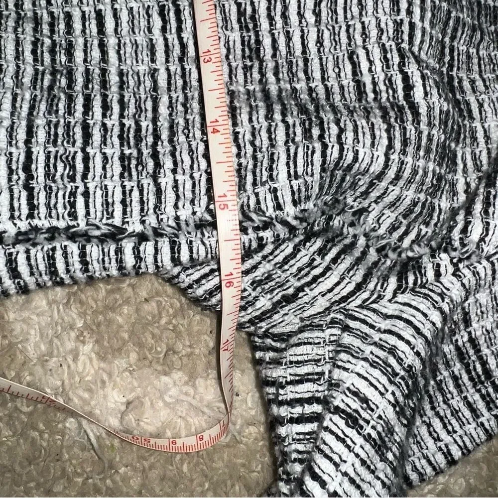 Rebecca Taylor Black and White Tweed Jacket - Picture 4 of 8